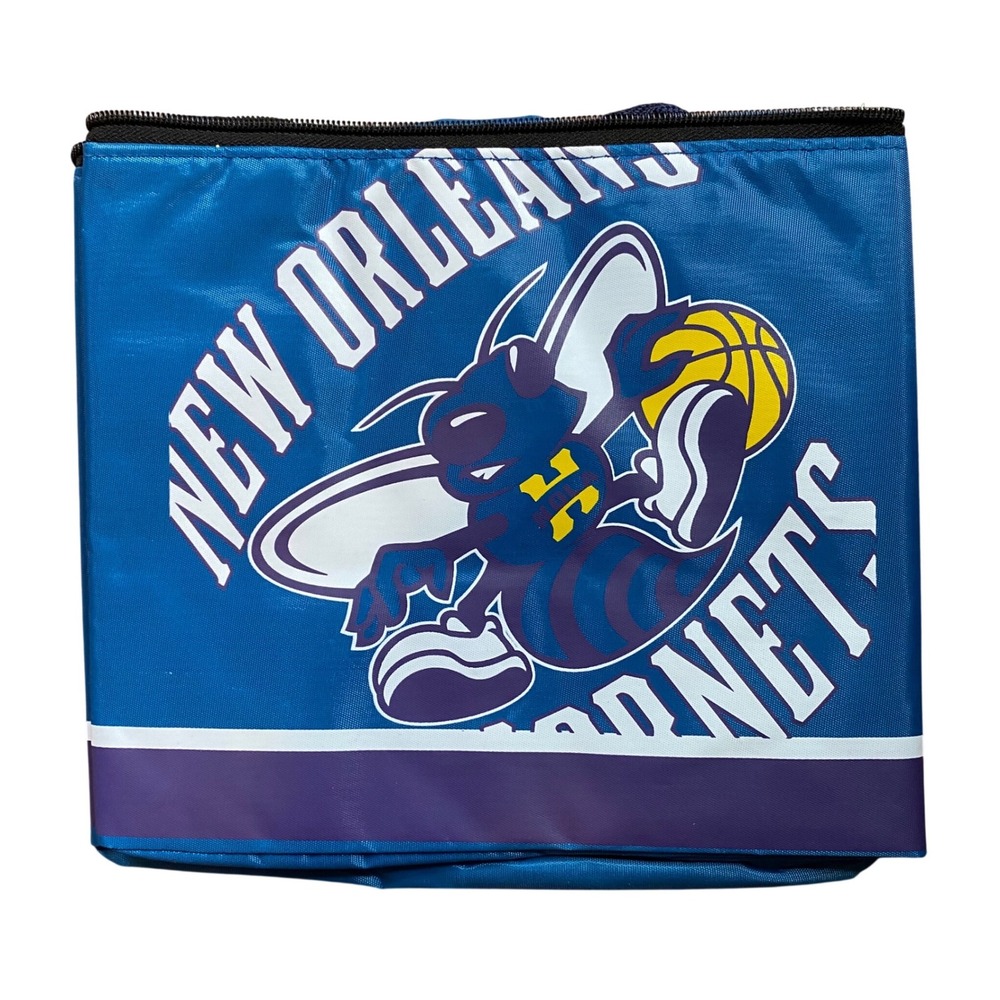 Forever Collectibles New Orleans Hornets Lunch Bag Blue NBA 12‎ Pack Insulated